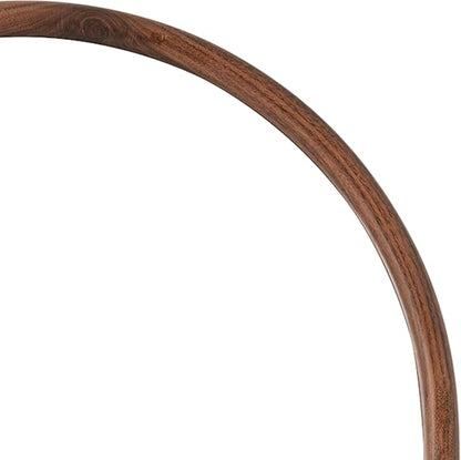 20"x30" Arch Wall Mirror for Wall, Wall Mounted Vanity Mirror for Bedroom, Wood Grain Finish Frame Mirror with Tempered Glass, Vintage Decorative for Bathroom, Entryway, Living Room, Walnut