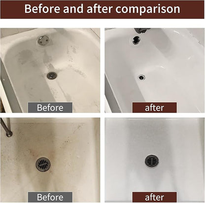 Tub and Tile Spray Paint White Gloss Waterproof Spray White Tile Paint Bathtub Refinishing Kit for Tiles Ceramic Porcelain Fiberglass Resurfacing Bathroom Walls Bathtubs Sinks Countertop Toilets Gloss