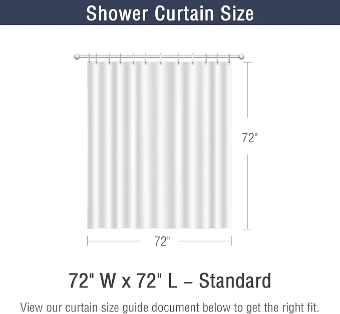 MitoVilla Lavender Linen Floral Shower Curtain for Bathroom, 72 x 72 | Lavender BoHo Cottagecore Spring Shower Curtains, Modern Farmhouse Country Plant Leaves Bathroom Décor, 72 x 72