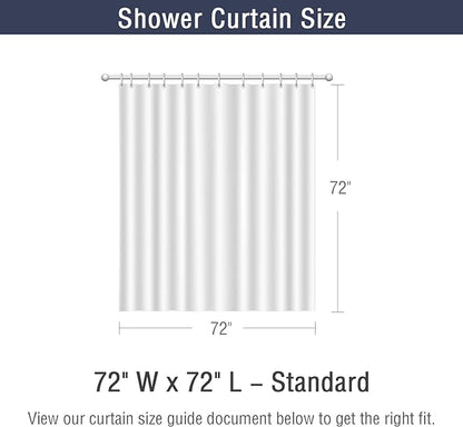 Lavender Shower Curtain for Bathroom, Farmhouse Bath Curtain 72x72 | Lavender Shower Curtain for Bathroom, 3D Leaf Embossed Textured Fabric Shower Curtain, Modern Farmhouse Bathroom Decor,