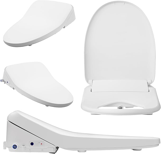 Bio Bidet BB1200 Elongated Smart Bidet, Warm Water Wash, Heated Seat & Dryer, App & Remote Control