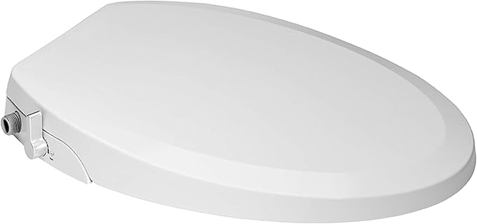 AXENT FB108 Round Front Toilet Seat with Bidet Function - No Electrical Outlet Required