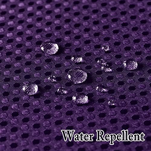 Gibelle No Hook Cloth Purple Shower Curtain with Liner, 72x74