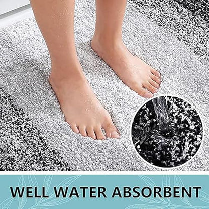Arotive Microfiber Bathroom Rugs, Shaggy Soft Absorbent Bath Rug, 45x27