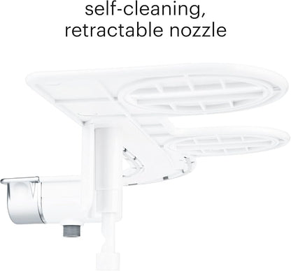 Brondell Bidet - Thinline SimpleSpa SS-150 Fresh Water Spray Non-Electric Bidet Toilet Attachment in White with Self Cleaning Nozzle and SafeCore Internal Valve
