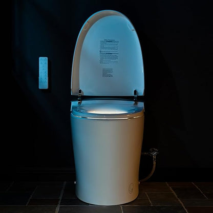 WOODBRIDGE Smart Toilet, Auto Open & Close, Auto Flush, Foot Sensor, Cleaning Foam Dispenser, Heated Seat and Chair Height Design, EBT230