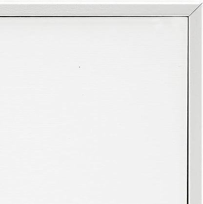 Stupell Industries 'Guide to Bathroom Procedures Linen Look', Framed Giclee Art, White, 16 x 20 Inches, Easy to Hang and Sturdy, Made in USA, by Lettered and Lined