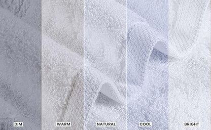 Utopia Towels 16 Pack Premium Bath Towels Set, 27 by 54 Inches, 100% Ring Spun Cotton 600GSM, Lightweight and Highly Absorbent Quick Drying Towels, Perfect for Daily Use, White