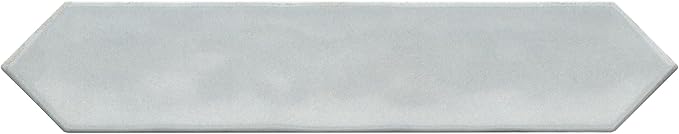 M S International Renzo Sky Glossy Ceramic Picket Wall Tile for Bathroom, Kitchen Backsplash, Accent, and Shower - Sample