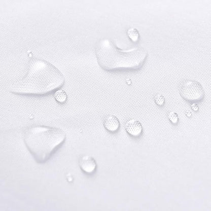 N&Y HOME Fabric Shower Curtain or Liner with Magnets - Washable Hotel Quality Cloth Shower Curtain for Bathroom - White, 71x72