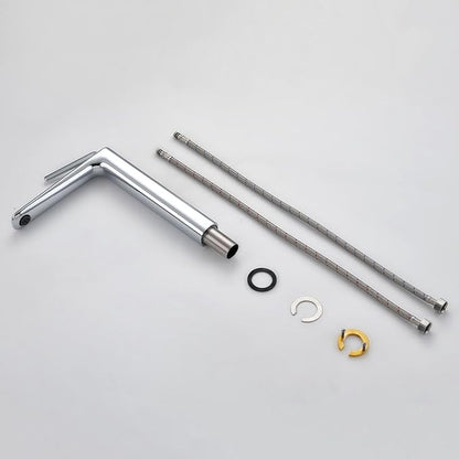 Single Hole Faucet for Bathroom Sink Bathroom Faucet Single Handle Hot and Cold Chrome