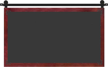 COGOOD Farmhouse Bathroom Mirrors for Over Sink - 30 x 45 Espresso | Rustic Barn Door Wood Framed Vanity Mirror for Entryway, Living Room, Bedroom, Dresser Wall Decor