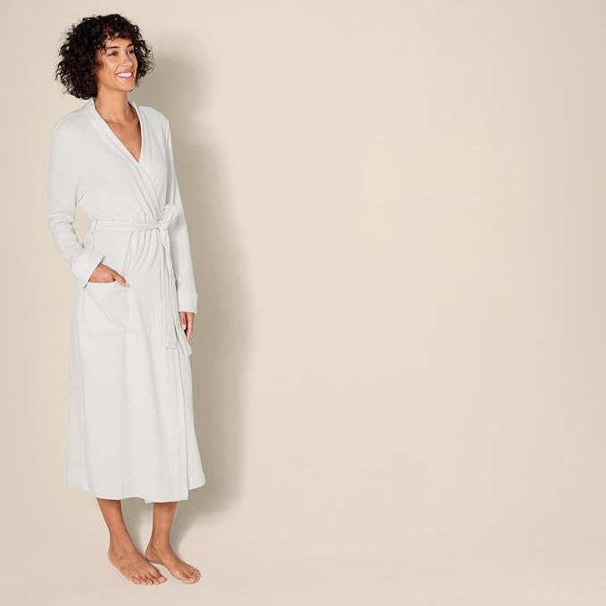 Amazon Essentials Women's Lightweight Waffle Full-Length Bath Robe (Available in Plus Size)