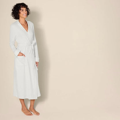 Amazon Essentials Women's Lightweight Waffle Full-Length Bath Robe (Available in Plus Size)