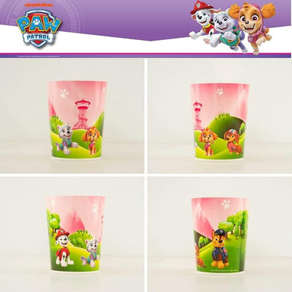 Paw Patrol Skye Kids Trash Can Wastebasket Bathroom/Bedroom, (Officially Licensed Product) by Franco