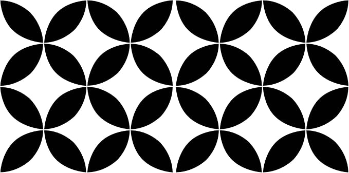 FloorPops FP3301 Starlight Peel & Stick Floor Tiles, Black (Pack of 2)