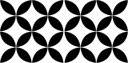 FloorPops FP3301 Starlight Peel & Stick Floor Tiles, Black (Pack of 2)
