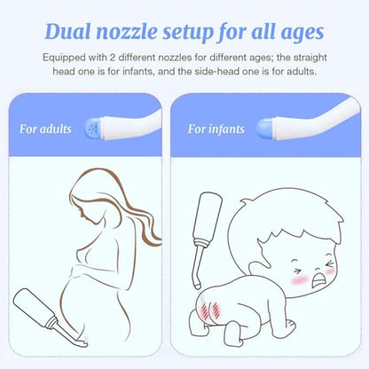 2PCS Portable Bidet - Squeeze Momwasher Bottle 500ml 17oz - Portable Shower-Travel Bidet Toilet Bottle for Adult Women,Postpartum Care,Hemorrhoids,Post-Surgery Recovery, Moms,New Baby & Eldery