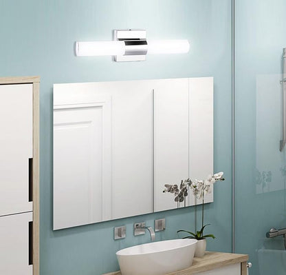 TRLIFE LED Vanity Light, Dimmable 8W 6000K Cool White Bathroom Vanity Light Fixture Over Mirror (15.7in)