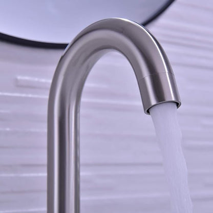 TRUSTMI 2-Handle 8 inch Widespread Brass Bathroom Sink Faucet with Pop Up Drain Assembly and cUPC Water Supply Hoses, Brushed Nickel