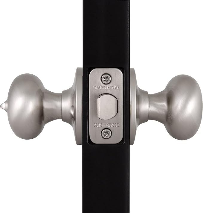 Design House 753319 Cambridge 2-Way Adjustable Privacy Door Knob, Satin Nickel