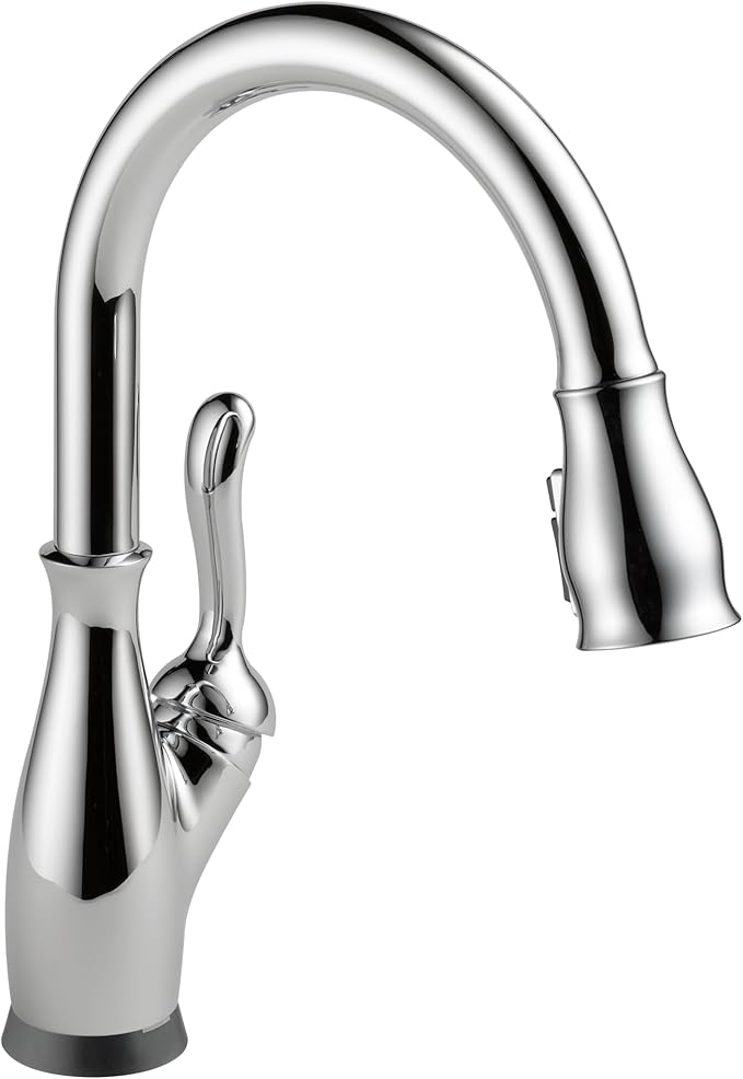 Delta 9178TLV-DST Leland Kitchen Faucet, Touchless + Voice, Chrome