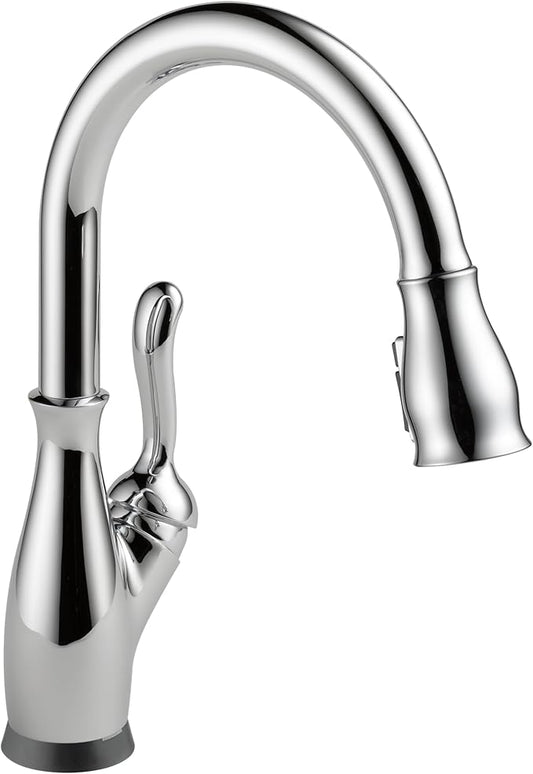 Delta 9178TLV-DST Leland Kitchen Faucet, Touchless + Voice, Chrome