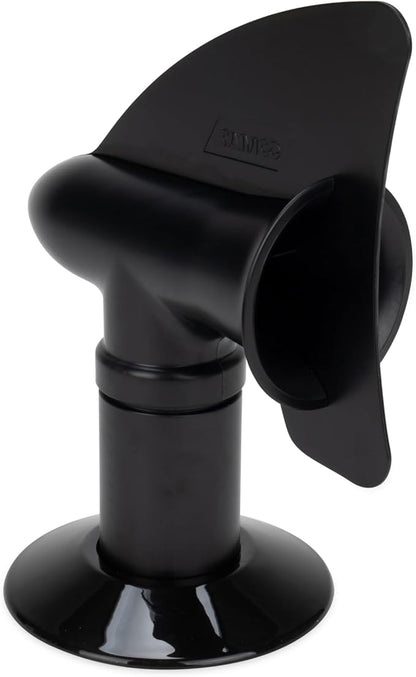 Camco Cyclone RV Sewer Vent Cover - Uses the Power of the Wind to Draw Holding Tank Odors Out of the RV, Trailer, or Camper - Easy Tool-Free Installation (40597)