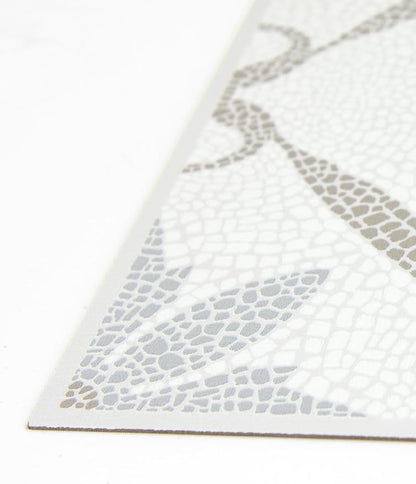 FloorPops Jamila Grey Peel and Stick Floor Tiles, FP6300