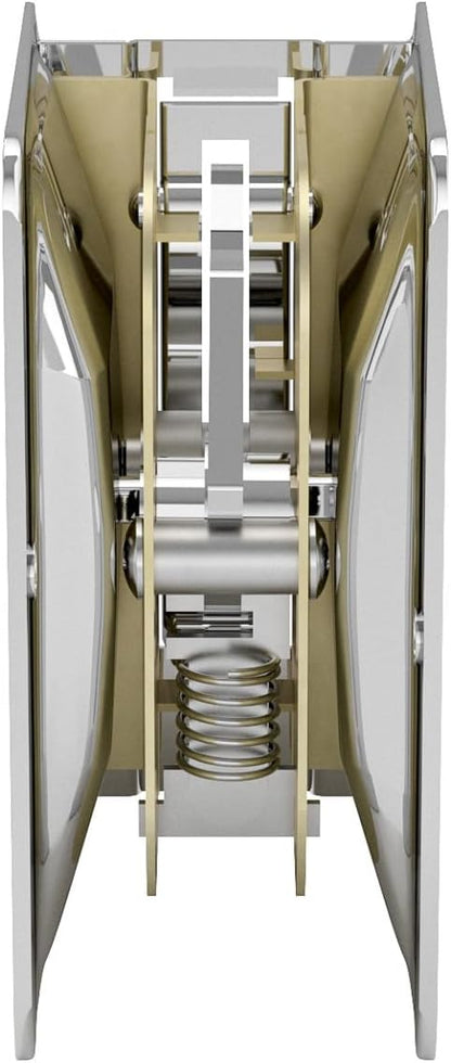 Richelieu | Onward Privacy Lock Pocket Door Pull, Rectangular, Chrome