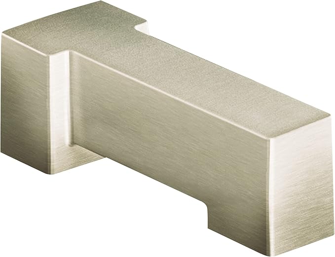 Moen S3898BN 90-Degree Non Diverter Spout, Brushed Nickel