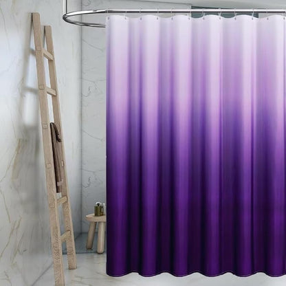 Shower Curtain Liner, Purple Lightweight Shower Curtain Liners, Plastic Shower Curtains, 72x72 inch PEVA Shower Liner with 12 Grommet Holes and Magnetic Weights