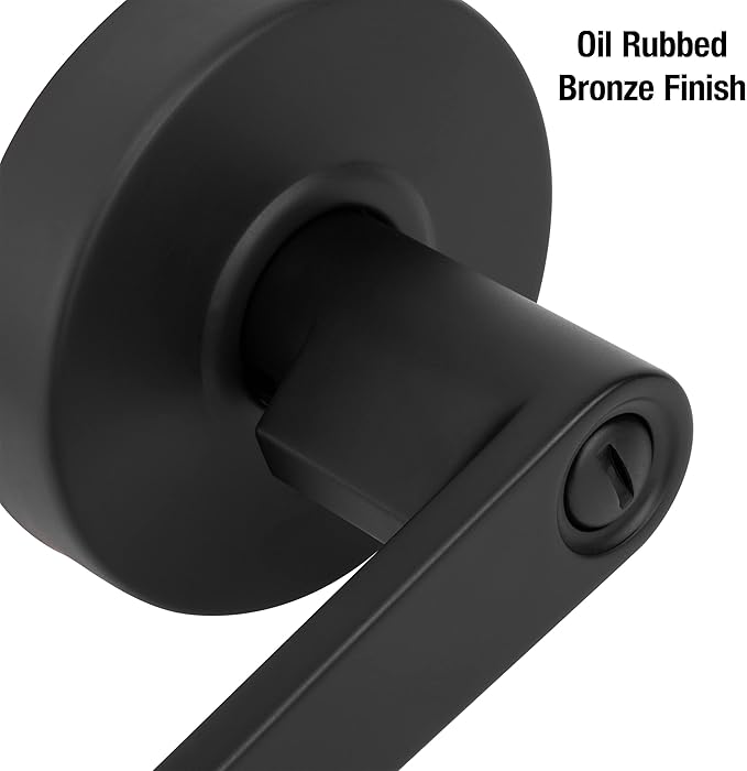 Master Lock SLCHPV10B Heavy Duty Lever Style Grade 2 Commercial Privacy Door Handle, Oil Rubbed Bronze Finish