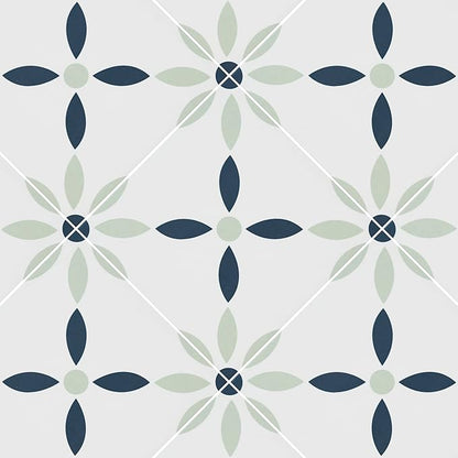 MSI Greta 8x8 in. Encaustic Matte Porcelain Tile – Bathroom, Kitchen Backsplash, Accent Wall, Shower Wall