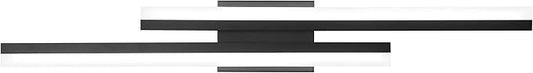 PRESDE 32 Inch LED Vanity Light Bar, Modern Black Bathroom Lighting Fixture Over Mirror