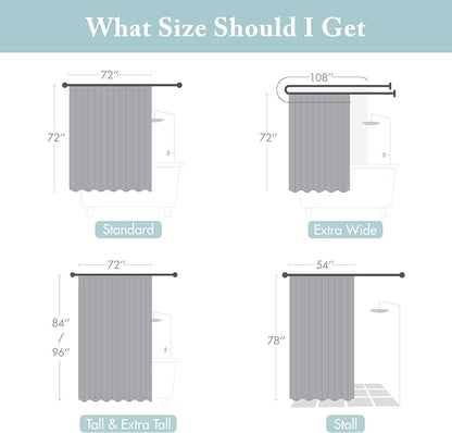 Madison Park Amherst Bathroom Shower Curtain Faux Silk Pieced Striped Modern Microfiber Bath Curtains, 72x72" Inches, Blue | Modern Classic, Light Sheen, Pieced, Striped, Microfiber, Machine Washable, OEKO-TEX Certified, Amherst
