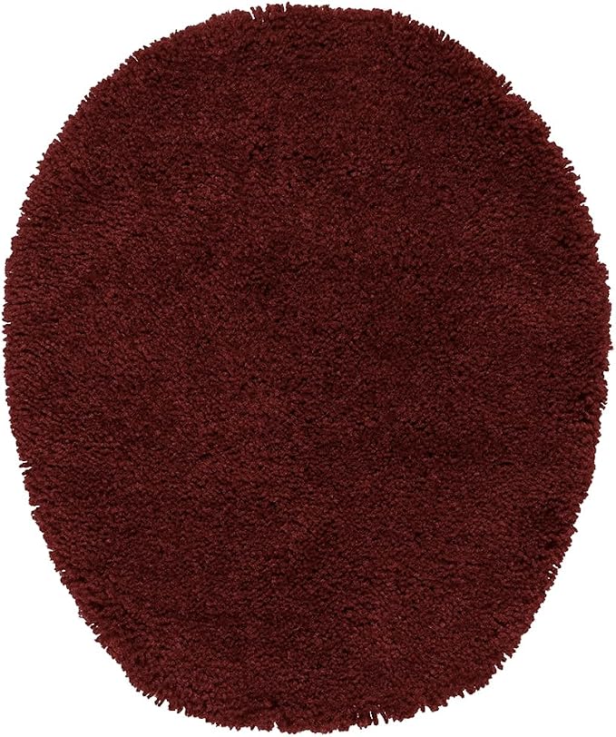 Garland Rug Traditional Nylon Washable Chili Pepper Red 3 Piece Set - Lid, Contour, Bath Rug - Soft, Absorbent, and Stylish for Your Bathroom