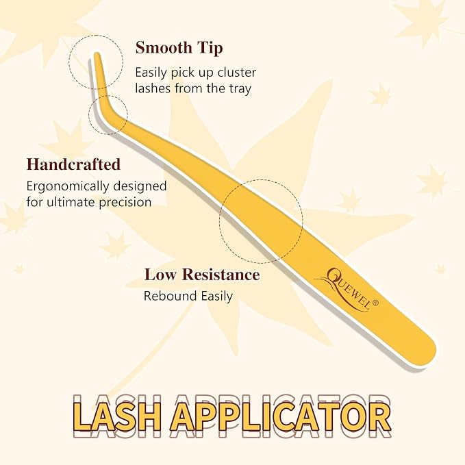 QUEWEL Lash Clusters Kit, 280Pcs 80D+100D Lash Cluster Eyelash Extensions | 10-18mm Lash Clusters Kit with Lash Bond and Seal and Lashes Tweezers Easy DIY at Home (80+100D 3D Kit)