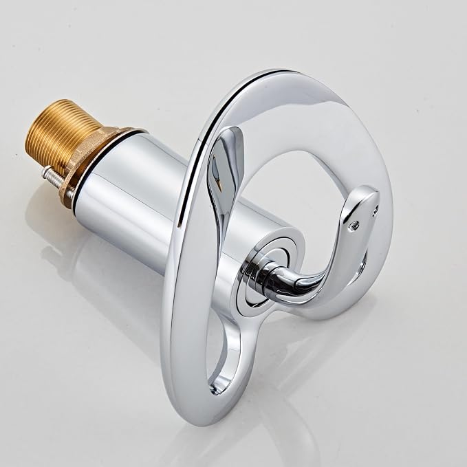 Chrome Waterfall Vessel Sink Single Hole 1 Handle Lever Vanity Brass Modern Elegant Bathroom Faucets, Unique Copper One Hole Hollow Faucet, Lavabos de Bano modernos