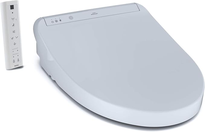 TOTO® WASHLET® K300 Electronic Bidet Toilet Seat with Instantaneous Water Heating, PREMIST and EWATER+ Wand Cleaning, Elongated, Cotton White - SW3036R#01