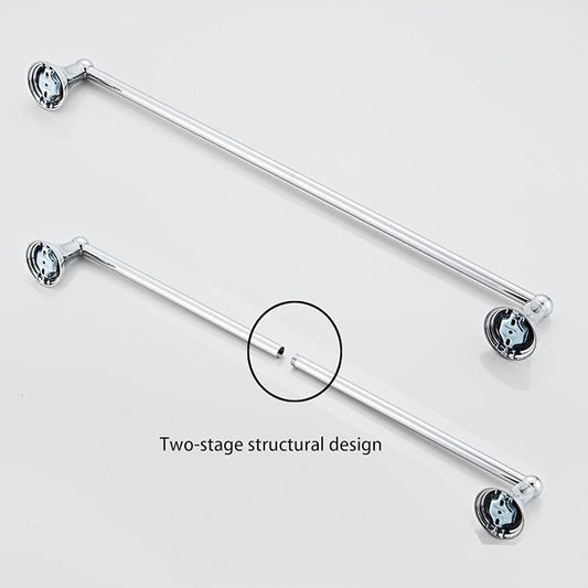 4-Piece Towel Bar Set, 24 Inch Towel Racks for Bathroom Wall Mounted in Chrome, SUS304 Stainless Steel Complete Bathroom Hardware