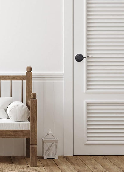 Design House 778878 Springdale Dummy Door Lever Matte Black