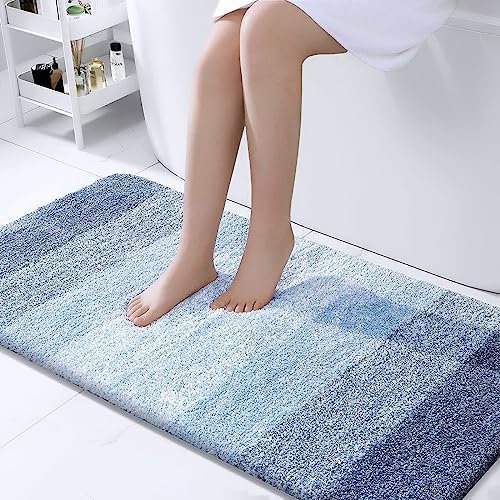 OLANLY Bathroom Runner Rug 44x24, Extra Soft Absorbent Microfiber Bath Rugs