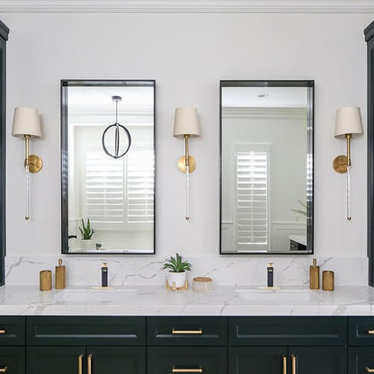 Black and Gold Bathroom Faucet ARCORA Black Gold Faucet for Bathroom Sink Modern Single Hole Bathroom Faucet with cUPC Supply Lines and Pop Up Drain