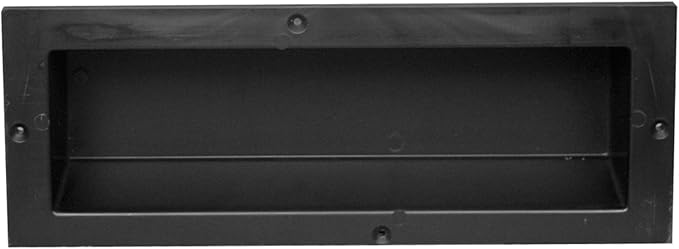Tile Redi USA Niche Single Recessed Shower Shelf – Black, One Inner Shelf, 16-Inch Width x 6-Inch Height x 4-Inch Depth (RN166S-BI)