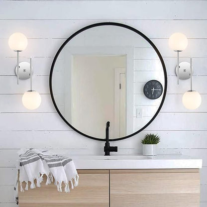 Modern Chrome Wall Sconce, 7.5" W x 20" H, G9 Base, Fully Dimmable, Ideal for Bathroom, Kitchen, Living Room, Office