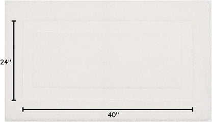 Mohawk Home Prestige Casual Solid White 2' X 3' 4" Bath Mat Perfect for Bathroom (Pack of 2)