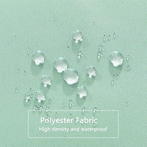 LLSCL Apple Green Fabric Shower Curtain Liner with Magnets, Waterproof Hotel Quality, 72 x 72 Machine Washable