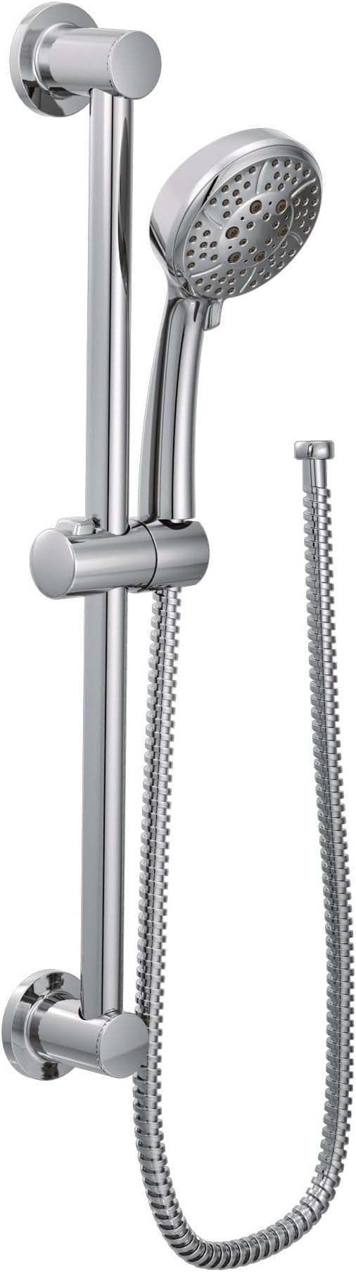 Moen Chrome Eco-Performance 4-Spray Pattern Handheld Showerhead with 69 Long Hose and 30-Inch Slide Bar, 3669EP