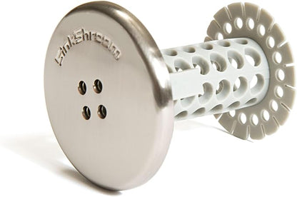 SinkShroom Revolutionary Bathroom Sink Drain Protector Hair Catcher, Strainer, Snare, Nickel Edition
